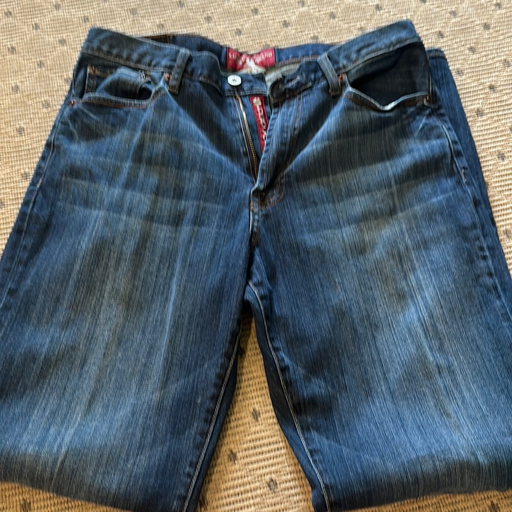 Lucky Brand Relaxed Straight Jeans 34x34